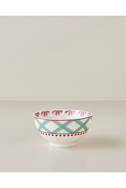 English Home Floreline Bone Porcelain Snack Bowl 11.5 cm Colorful