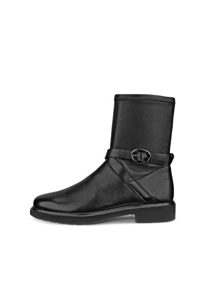 Ecco Metropole Amsterdam Kadın Siyah Deri Bot