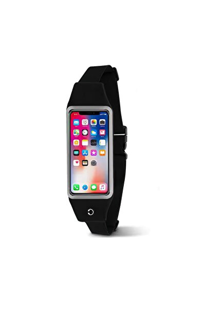 Generisch Curea alergare jogging reglabilă buzunar telefon tactil impermeabil