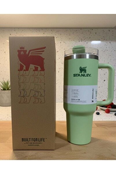 Generic Stanleyy Stainless Steel Cup, 40 oz with Straw and Handle