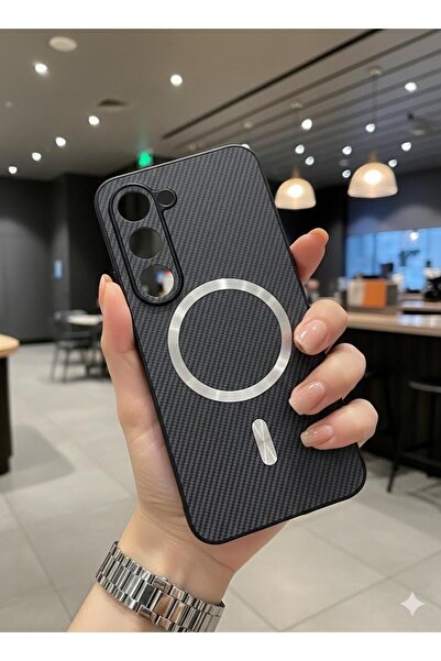 TECNOTREND Tecno Spark 40 Pro Plus Uyumlu Telefon Kılıfı Karbon Fiber Dokulu ...