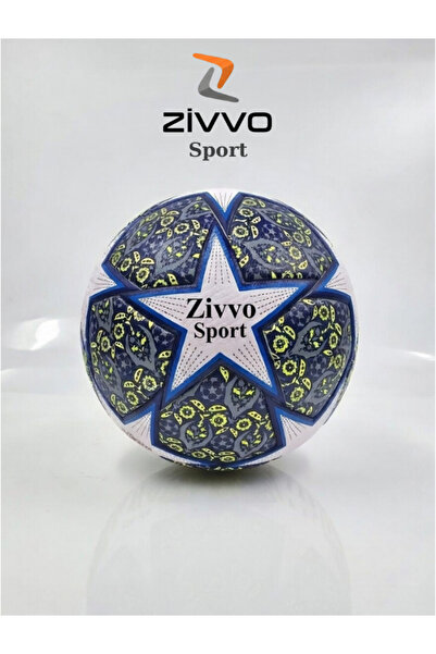 Zivvo كرة قدم ذات سطح صلب، كرة ملعب صلبة، كرة دوري الأبطال، تتضمن مضخة، 4 ألوان
