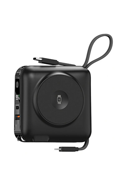 WIWU Wi-P051 6 in 1 Wireless Magnetic Power Bank with AC Outlet 15000mAh Fast...