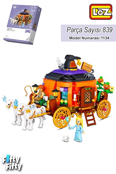 Vagonlife LOZ Creative Serisi Kabak Arabası 839 Parça Oyuncak Yapım Seti FFLZ...