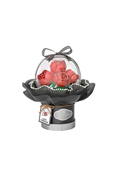 ATABY سلسلة باقات الورد المضيئة بتقنية LED من LOZ: الوردة الحمراء |   305 قطع...