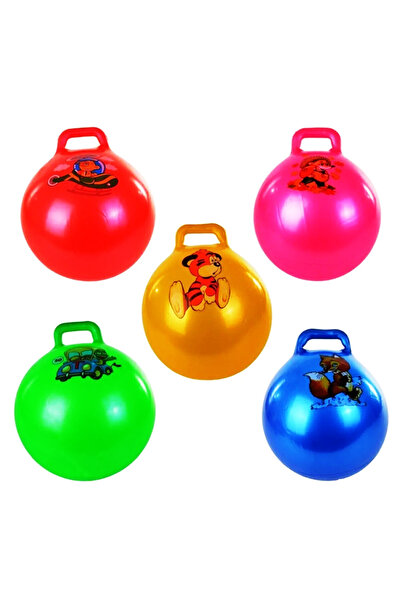 Go İthalat Kulplu Zip Zip Ziplama - Plates Topu (5343)