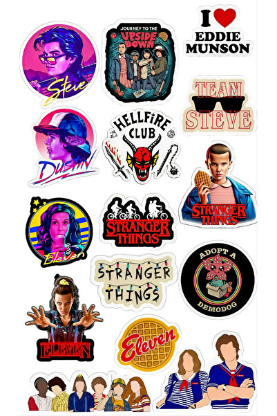 Limitless Design Retro 80S Science Fiction Sticker Set 22×30 cm – Pop Culture...