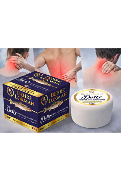 Dehre Lokman Delly Alabalık Yağı Masaj Kremi 85gr Diz,Bel,Sırt,Boyun,Omuz Ekl...