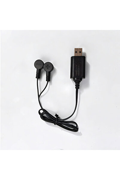 Powermaster PM-29723 4.2V 1A Manyetik USB Şarj Kablosu Büyük Lityum Piller İçin Portatif Şarj Çözümü