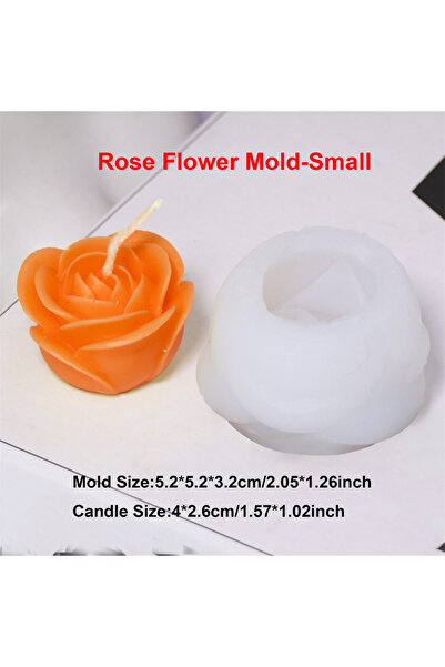 Choice5 قوالب لصنع زهور الورد والفاوانيا، قوالب لصنع الشموع، قوالب لصنع براعم...