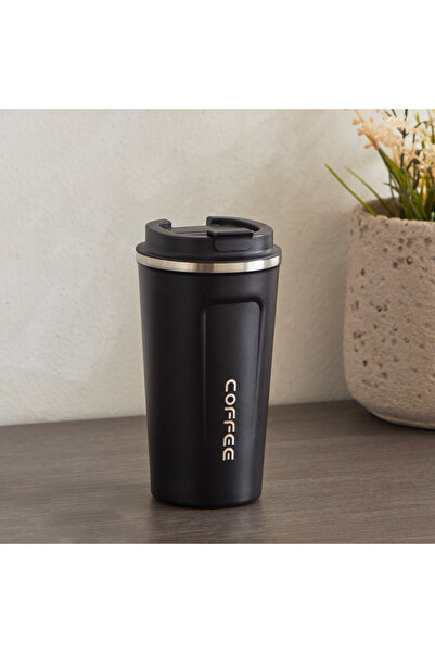 Generic كوب كاري ستيل للسفر، مقاوم للحرارة والبرودة، بتفريغ الهواء - 510 مل