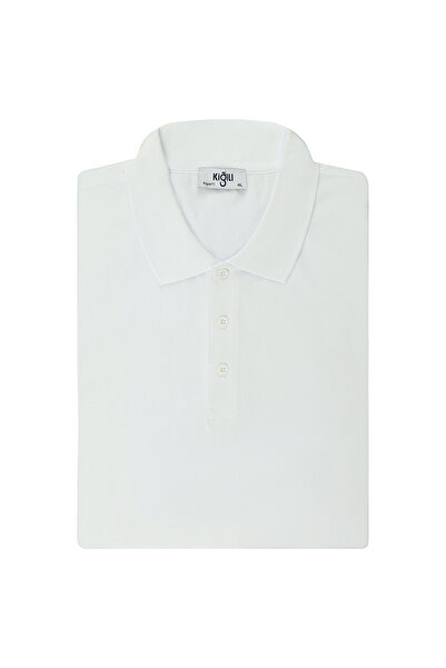 Kiğılı Μπλουζάκι από βαμβάκι με λαιμόκοψη πόλο σε μεγάλο μέγεθος