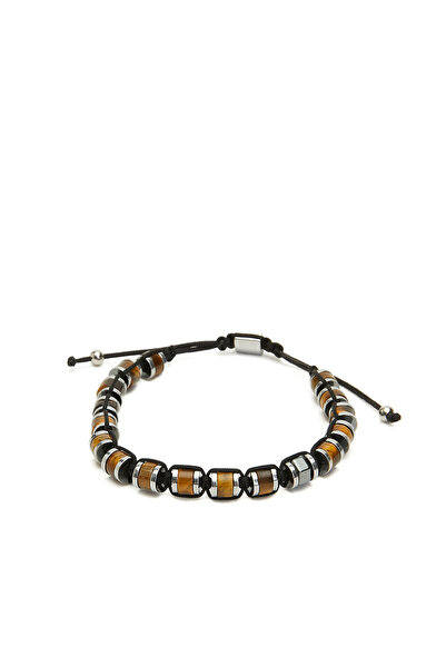 Network Boncuklu Erkek İpli Bileklik