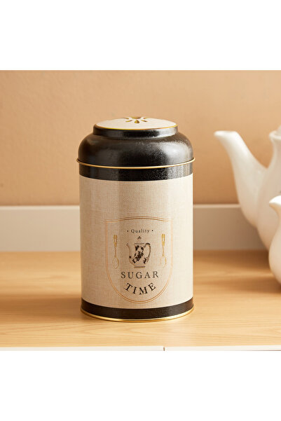 Generic Feast Sugar Canister with Lid - 10.5x15 cm