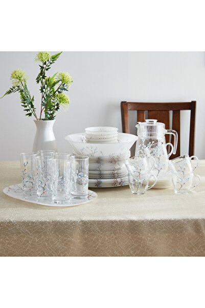 Generic Luminarc 46-Piece Glass Hana Dinner Set - Serves 6