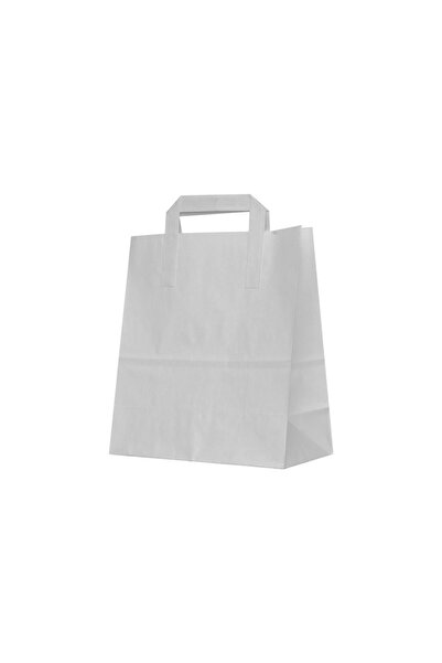 Colorarte Punga hartie 91133, 22x10x28cm, 70g/mp, alba, manere din banda hart...