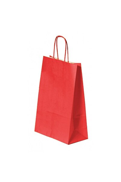 Colorarte Gift bag 16088 / 00512, A4, 22x31x10cm, 90g/sqm, red, twisted paper...