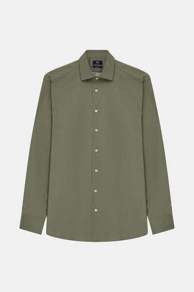 W Collection Green Long Sleeve Custom Shirt