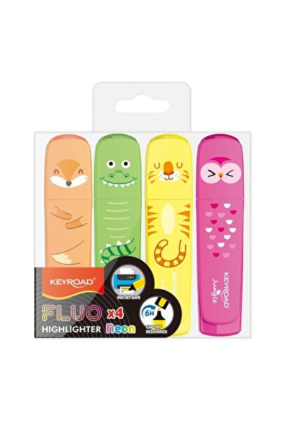 KEYROAD Μαρκαδόρος κειμένου Jungle KR972176, με λοξότμητη άκρη, για παιδιά, σ...