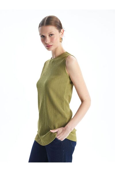 LC Waikiki Women's Crew Neck Plain Athlete