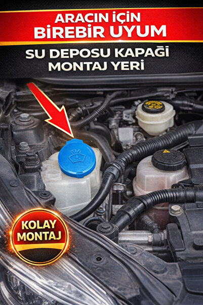 MITOYO Nissan Kapak Depo Su Fıskiye | Birebir Uyumlu | Dayanıklı Plastik Qash...