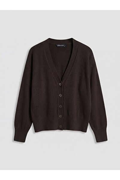 LC Waikiki V-Neck Women's Knitwear Cardigan