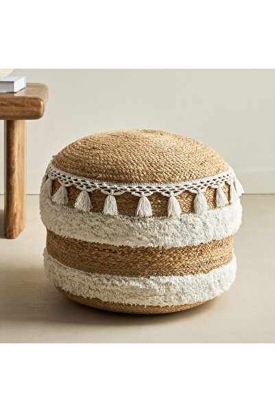 Generic Eco Midtown Handmade Jute Pouf - 50x50x35 cm
