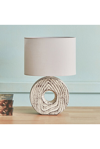 Generic Novalie Ceramic Table Lamp with Shade - 37 cm