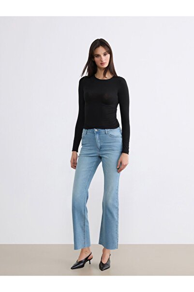 LC Waikiki Crop Flare Women's Jean Pants