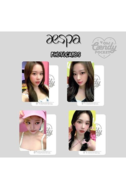 Kpop Dünyasi AESPA '' Ωχ! " Ceandy Pocket '' Φωτοκάρτες Σετ 2