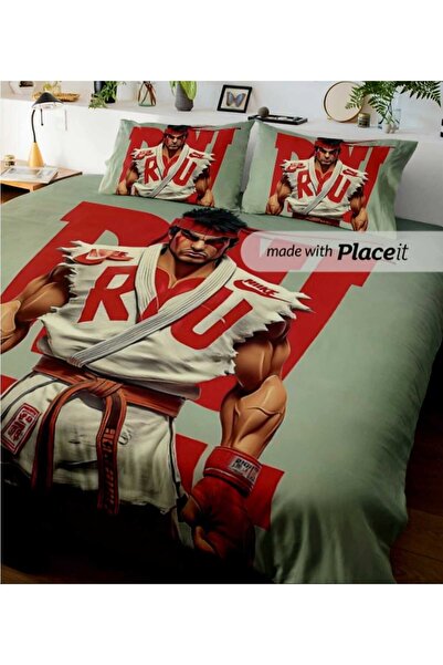 Elmas Dizayn Custom Design Brand 240X260 cm Double Bedding Set Cotton Satin S...