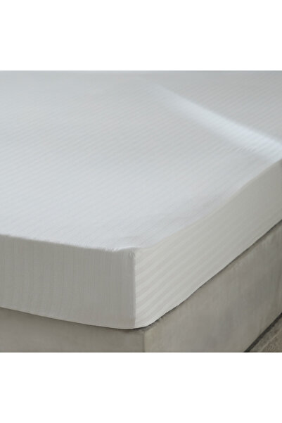 Generic Hamilton Satin Stripe Twin Fitted Sheet - 120x200+36 cm