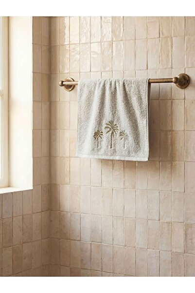 LC Waikiki Flower Embroidered Face Towel 50X80 cm