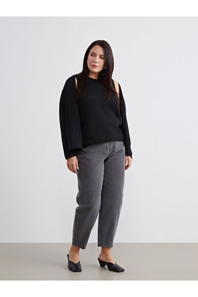 LC Waikiki Plus Size Balloon Fit Women's Jean Pants