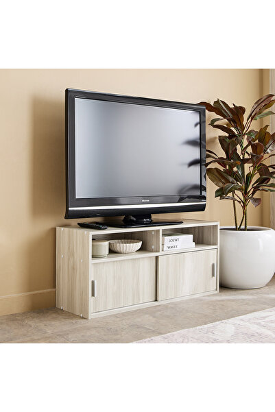 Generic وحدة تلفزيون منخفضة ذات بابين منزلقين من Libra لأجهزة التلفزيون التي ...