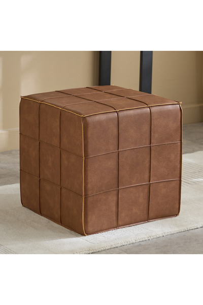 Generic Mave Faux Leather Ottoman