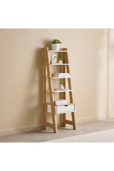 Generic خزانة كتب باركر جود متعددة الأغراض ذات 4 طبقات مع درج