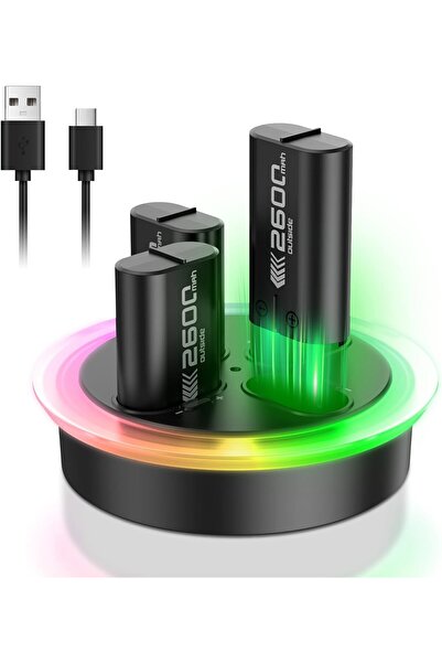 Generic مجموعة بطاريات قابلة للشحن لجهاز Xbox One/Xbox Series X|S، 4 بطاريات ...