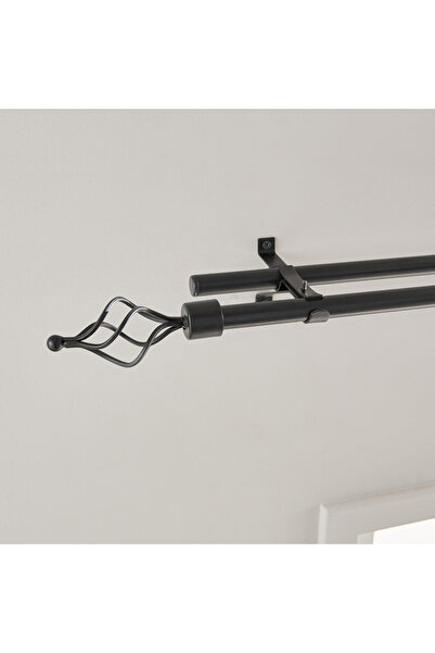 Generic قضيب ستارة مزدوج قابل للتمديد من إميلي - 120-300 سم