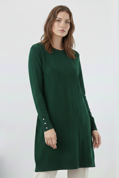 benguen Patterned Tunic N3293 Emerald Green