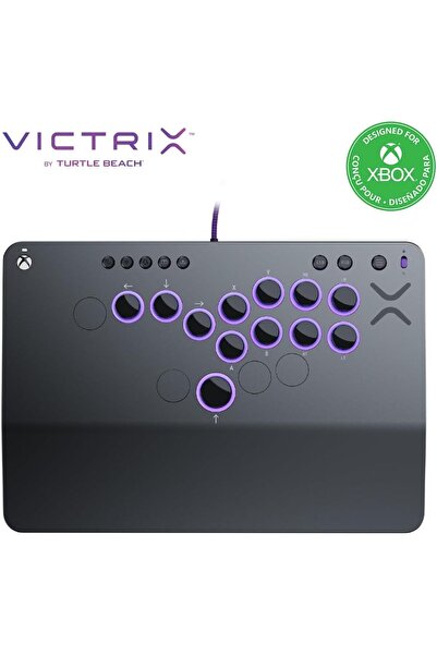 Generic عصا التحكم القتالية Turtle Beach Victrix Pro KO بدون رافعة، مرخصة رسم...