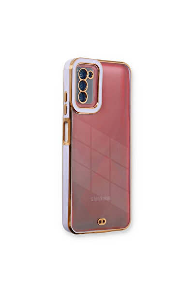 xirshop حافظة سامسونج جالاكسي A03s من السيليكون بعدسة ليفا - أرجواني