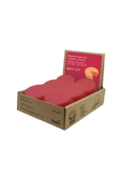 Biolu Gel de dus solid Apple Pie bio 12 buc x 55g