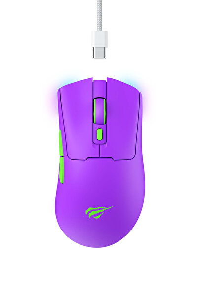 Havit Gamenote MS966WB Profesyonel PMW3325 Ultra Hafif 10.000 DPI RGB Wireles...