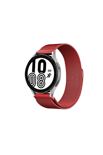 VINTESSY Samsung Galaxy Watch 4 Metal Magnetic Strap (Not a Watch) - Red