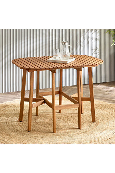 Generic طاولة فيرا باهاما الخارجية المصنوعة من الخشب الصلب والقابلة للتمديد، ...