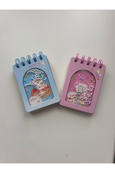 Kawai Köpüklü Mini Çizgili Not Defteri