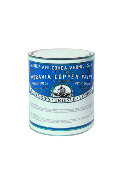 Moravia Copper Antifouling Bakır Esaslı Mavi Zehirli Boya Tekne ve Gemi Boyas...