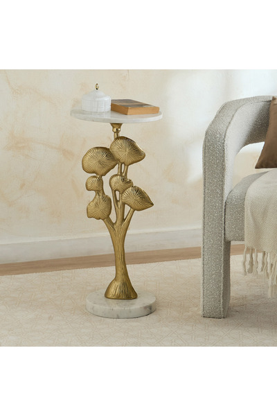 Generic Liva Geniune Marble Accent Table