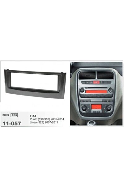 özgürce Fiat Linea 2007-2017 Uyumlu Teyp Çerçevesi, Şık ve Dayanıklı Tasarım